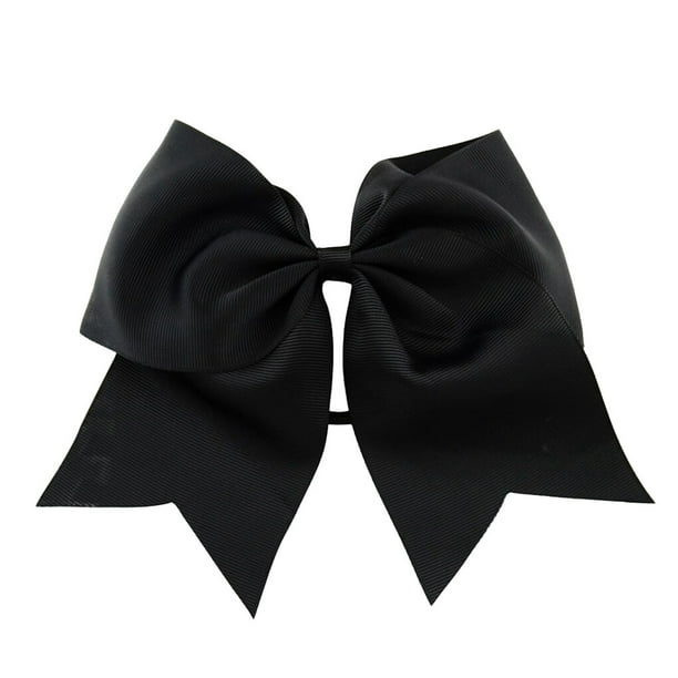 Cinta para el pelo grande Sonducket con lazo, accesorios elásticos para cabello, Negro
