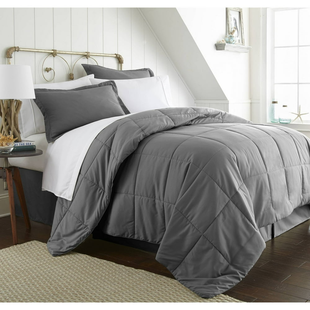 Simply Soft 8Piece Bed in a Bag, Queen, Gray