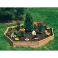 thumbnail image 2 of Customizable 28 Square Feet Red Cedar Raised Garden Bed Kit USA Made 64" x 64", 2 of 3