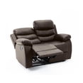 thumbnail image 2 of Sofa Reclinable Midtown Concept 2 Plazas Color Chocolate, 2 of 4