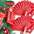 thumbnail image 2 of 1/20 piezas de sobres para árbol de Navidad, letras de Papá Noel de fieltro rojo, colgantes para árbol de Navidad, decoración para fiesta en casa, Año Nuevo, bolsas de regalo de dulces, 2 of 5