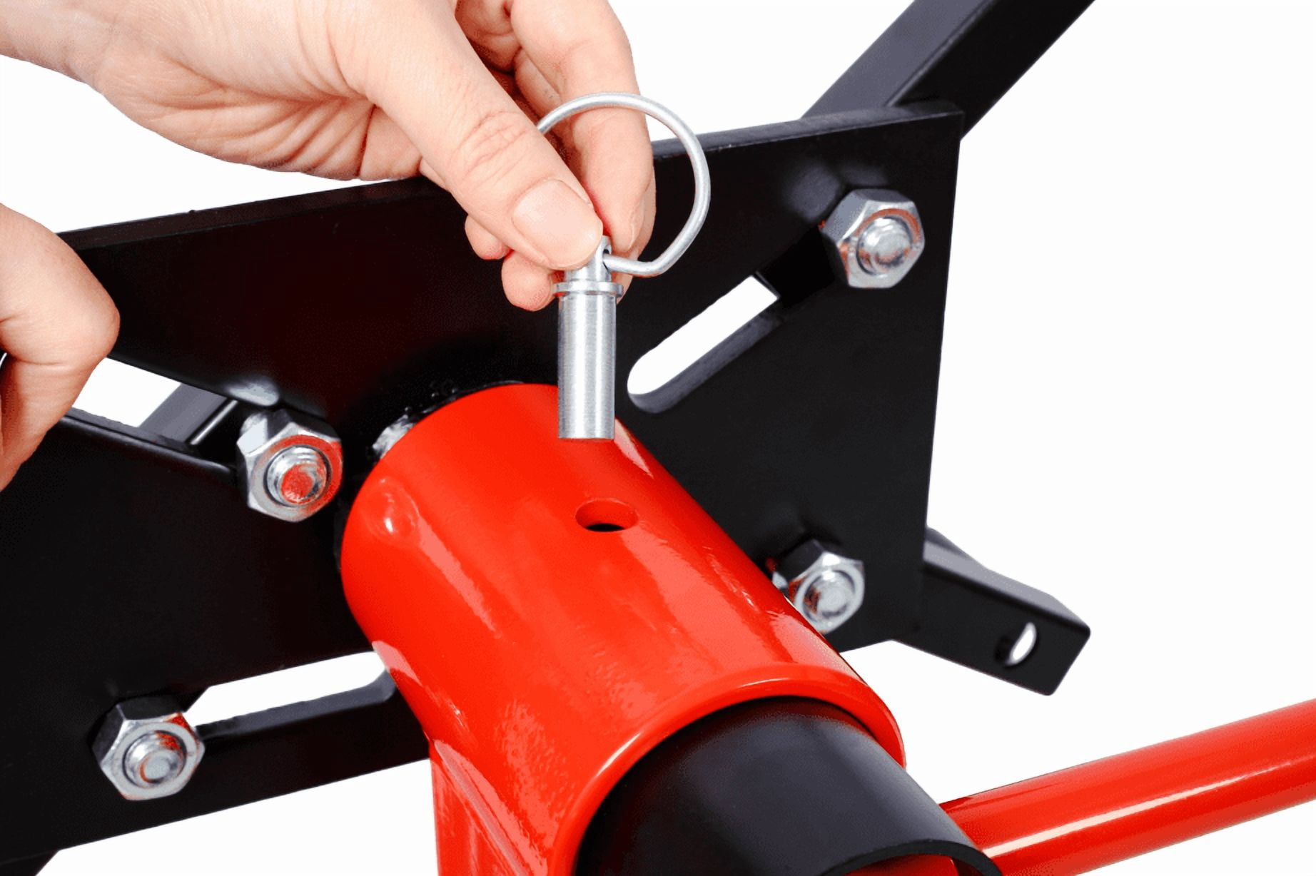 Engine Stand 1500lb 4-Wheel Rotating Head 4 Arms Red
