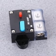 thumbnail image 2 of Chidian 80A Car Resettable Circuit Breaker Self-recovery Fuse Manual Reset Button Circuit Breaker Fuse Car Accessories (Black), 2 of 7