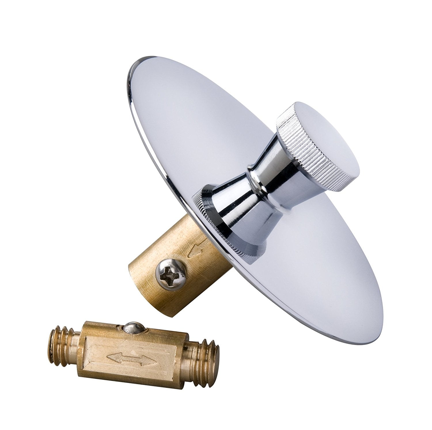 Keeney K82635PC Quick Cover Up Tub Stopper, Chrome, Keeneyquick "cover