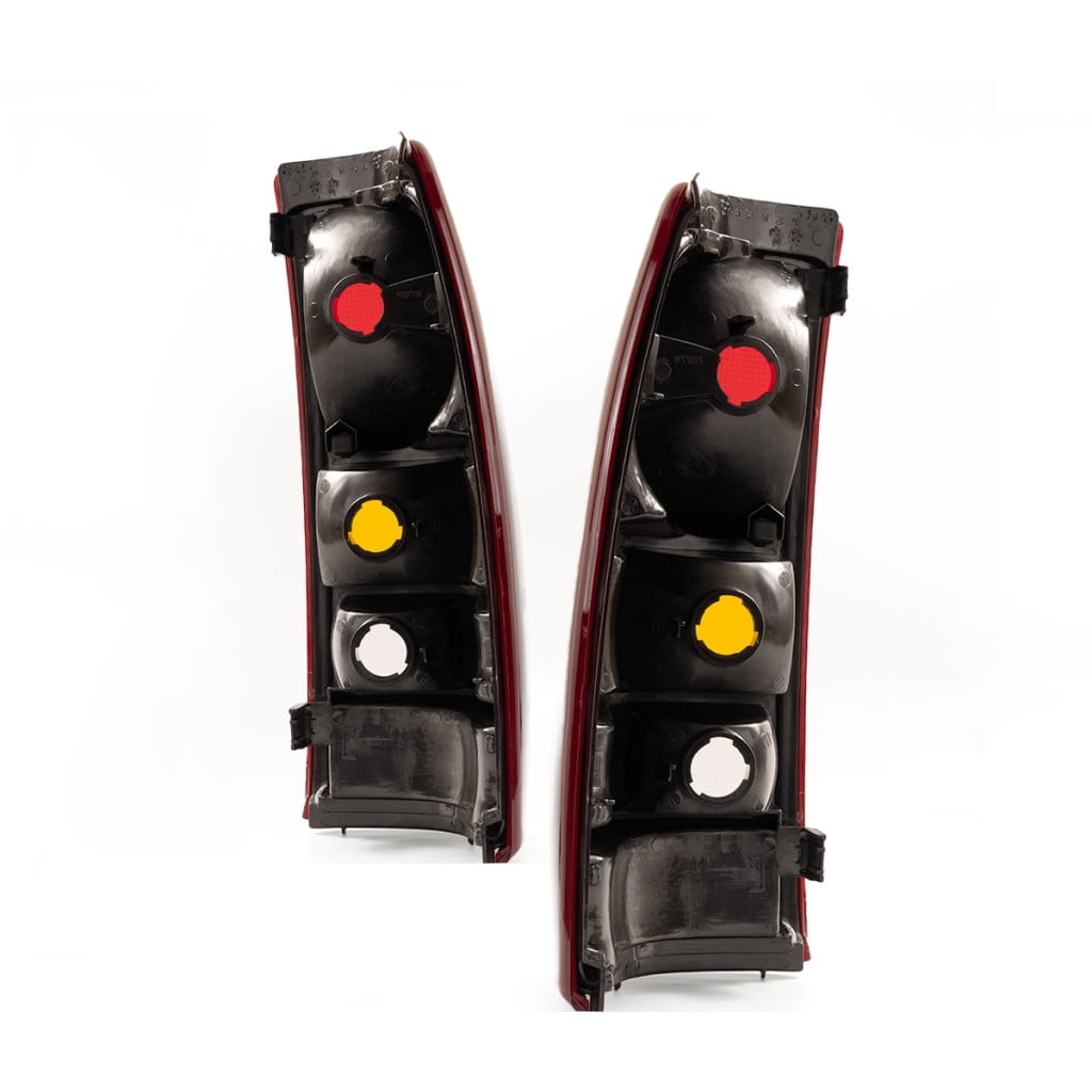For Chevy Silverado 1500 Tail Light 1999 00 01 2002 Pair Driver and Passenger Side CAPA GM2800186, GM2801186C | 19169017, 19169018