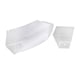 thumbnail image 3 of 25x Tazón para Servir, Tazas Cuadradas para Postre, Tazones Reutilizables para Aperitivo de Parfait para Pasteles de Chocolate, Pudín, Degustación de Macarena Mini tazas de postre, 3 of 8