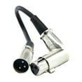 thumbnail image 4 of Cable Patch Micrófono 3x3 'XLR ángulo Recto 90 Grados Hembra A Macho Recto Sunnimix, 4 of 7