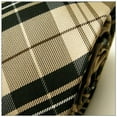 thumbnail image 4 of Scott Allan Brown and Black Mens Tie | Scottish Tartan Plaid Necktie | Jacquard Woven Regular Size Tie 3.3" at Tip, 4 of 6