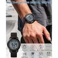 thumbnail image 2 of TGHTBA-Mens Digital Watch 1.5'' Dial Sports Waterproof Outdoor Large Face Wristwatches for Men Women Teen with LED Back Light/Alarm/Date, 2 of 2