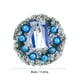 thumbnail image 3 of Christmas Flocked Blue Ball Garland Window And Fireplace Christmas Decorations, 3 of 6