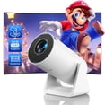 thumbnail image 1 of Mini Proyector WiMiUS Ajustable Blanco con WiFi y Bluetooth para Exteriores 1080P, 1 of 8