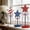 A, variant on Wooowa Patriotic Solid Wood Five Pointed Star Desktop Ornament Polished Handcrafted Standing Decor for Home Indoor Tabletop Party Fit for 4th of July Decorations Independence Day Scene Arrangement