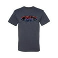 thumbnail image 2 of Red Blue and Black Ford Logo | Mens Cars and Trucks Graphic T-Shirt, Vintage Heather Navy, 2XL, 2 of 3