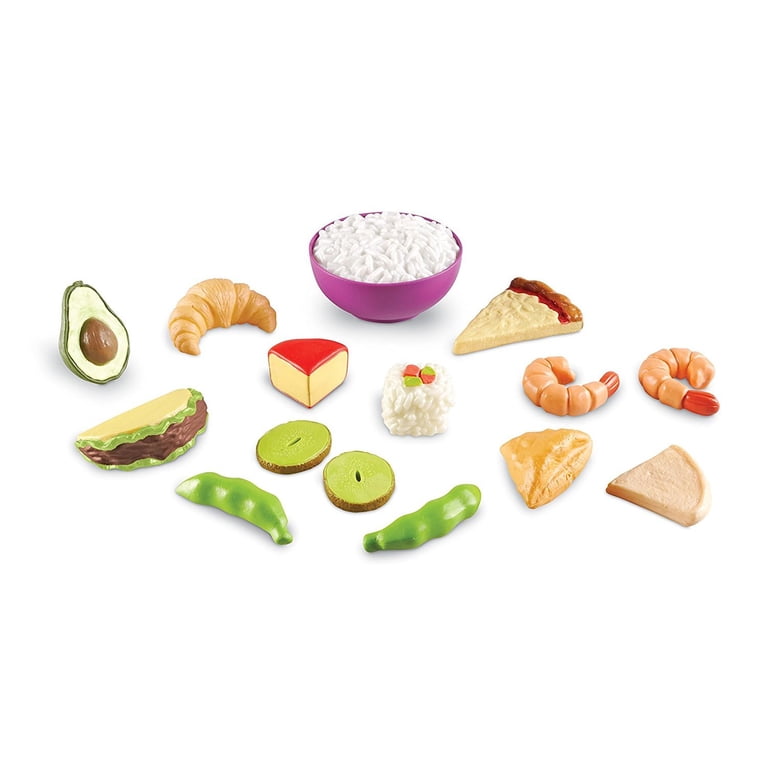 Learning Resources, Classroom Play Food Set, 15-Piece