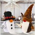 thumbnail image 4 of Adornos navideños, adornos de peluche, regalos de cumpleaños rellenos para las fiestas, decoración de mesa para el hogar, 4 of 5