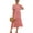 Deep Red, variant on Women's Plaid Off Shoulder Tiered Midi Dress Flutter Short Sleeves Ruffle Neckline A Line Hem 95% Polyester 5% Spandex