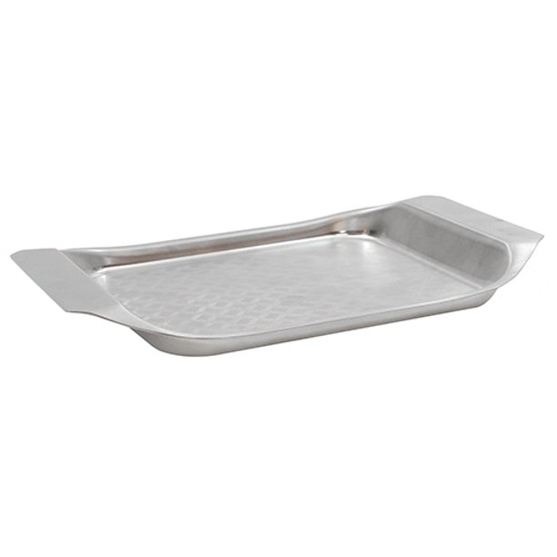 Better Burger Collection Small Serving Tray, Stainless Steel, 10 x 7 x 0.5",Pack of 6 Walmart