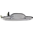 thumbnail image 4 of Driver Side Rear Exterior Door Handle Compatible with 2000-2006 Mazda Mpv Chrome Without Key Hole LC6273410H-PFM DX ES LX Lx-sv OE Replacement Outside Handle Outer Direct Fit, 4 of 5