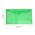 thumbnail image 2 of Unique Bargains File Folder Plastic Envelopes Document Organizer Green, 2 of 6