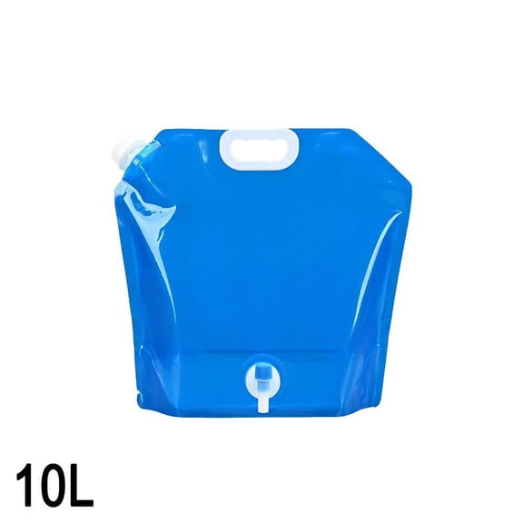 Collapsible Water Container BPA Free, Foldable Plastic Jug with Spout for Camping Hiking, Emergency Storage for Summer Outdoor Travel