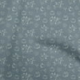 thumbnail image 1 of oneOone Cotton Poplin Grayish Blue Fabric Harvest Dress Material Fabric Print Fabric By The Yard 42 Inch Wide, 1 of 4