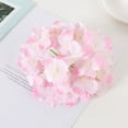 thumbnail image 2 of Artificial Plant Bouquet Hydrangea Heads Fake Decorations Rose 10 Branches Silk Cloth Unique Red Gorgeous Wedding Flower, 2 of 12