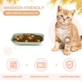 thumbnail image 6 of Whisker Relief Cat Bowl - 6 Inch Shallow Cat Food Dish, Wet Feeding Bowls for Kittens and Short Legged Cats (4Pcs), 6 of 14