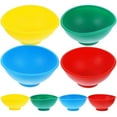thumbnail image 4 of HLONK 8 Pcs Bol d'Alimentation pour Bébé Bols à Riz Bols en Silicone Mini Bols Bol d'Assaisonnement Bols Résistants aux Chutes pour Enfants (Jaune + Rouge + Vert + Bleu), 4 of 7