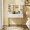 White, variant on Lacoo Makeup Vanity with LED Lights & Charging Station, Vanity Set with 4 Shelves & 2 Storage Drawers, Vanity Table for Bedroom, White