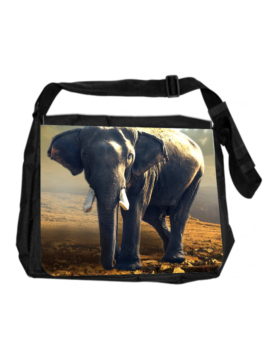 African Elephant Childrens Adjustable Backpack Princess Pink Navy Blue Childrens Bag