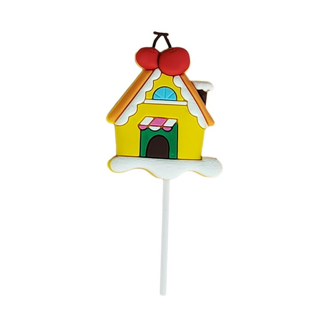 GROWTH TANK Christmas Cake Decorations, Cake Insert Decor, Festival Holiday Ornament, Baking H