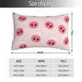 thumbnail image 2 of Cauagu Cute Pig Nose Print Pillow Covers with Envelope Closure,1PC Pillow Cases Decorative Pillow Case for Bed & Couch, Pillows Not Included-20"x30", 2 of 6