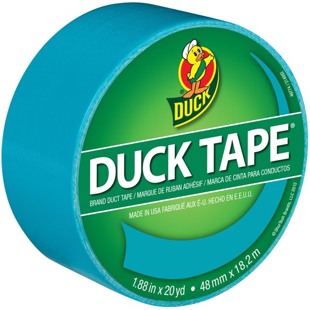 Cinta adhesiva Duck 1265020 Aqua, rollo de 4,8 cm x 18 m