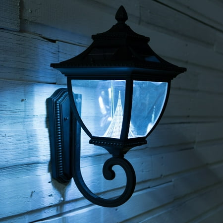 UPC 185455000406 product image for Gama Sonic Pagoda Wall Mount Solar Lamp | upcitemdb.com