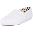 thumbnail image 6 of Toms Alpargata Men's Recycled Cotton Canvas Slip On Trainers In White Size 8, 6 of 6