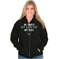 thumbnail image 3 of US Airforce Hero Airman Son Zip Up Hoodie Men's Women's Brisco Brands S, 3 of 6
