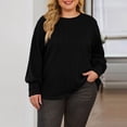 thumbnail image 1 of Ailaofu Womens Tops Long Sleeve Lightweight Shirts 2025 Fall Fashion Clothing Trendy Tops Crewneck Basic Tee, 1 of 6