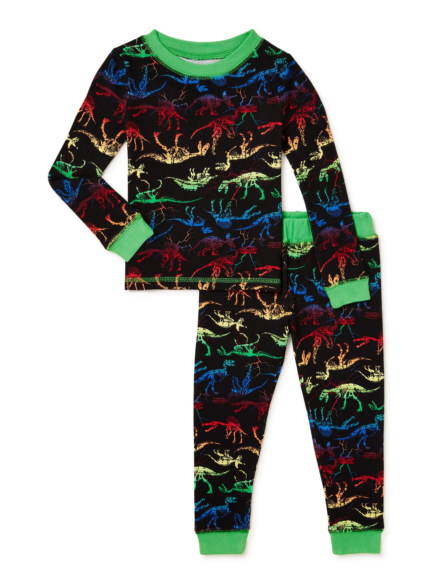 Sleep On It Toddler Boys' Super Soft Tight Fit Pajama Set, 2-Piece