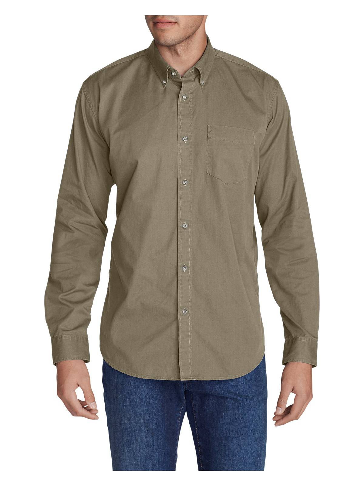 mens twill button down shirts