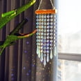 thumbnail image 3 of Hanging Crystal Prism Suncatcher Ornament Crystal Wind Chimes for Outside Colorful Glass Beads Chain Pendant Decorative, 3 of 9