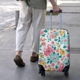 thumbnail image 3 of Pioneer Flower Floral Print Pattern Luggage Cover Fashion Suitcase Cover Baggage Covers Fit 25-28 Inch Luggage (Go Travel), 3 of 5