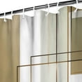 thumbnail image 4 of Navy Blue Fabric Shower Curtain - Geometric Shower Curtain Set with 12 Plastic Hooks, Water Repellent, Machine Washable, Modern Decorative Polyester Cloth Shower Curtains for Bathroom - 72x84, 4 of 4