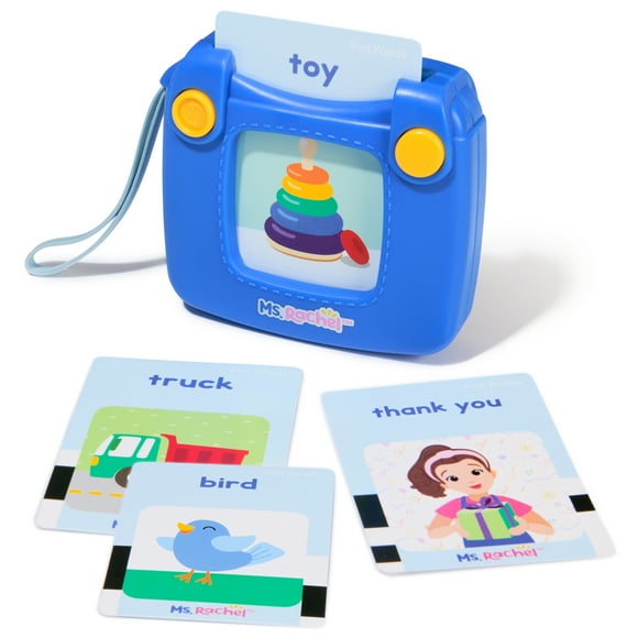 Ms. Rachel First Words Talking Flash Cards with Electronic Reader, 100 Words for Infants Ages 1 and up