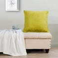 thumbnail image 6 of Home Soft Things Faux Fur Throw Pillow Cover 2 pcs Set - Lemon Curry - 20'' x 20'', 6 of 7