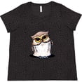 thumbnail image 3 of Inktastic KiniArt Owl Women's Plus Size T-Shirt, 3 of 5