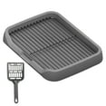 thumbnail image 3 of Gazechimp Dog Potty Tray Puppy Pee Pad Holder Indoor Pet Training Pad for Small and Medium Gray, 3 of 8