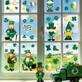thumbnail image 7 of St Patricks Day Window Clings, Large Leprechaun Style Reusable Static Window Stickers for St Patricks Day Decorations, 7 of 7