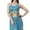 Blue a1, variant on Sequin Tops for Women Belly Dance Y2k Tassels Backless Tie Up Halter Crop Top Summer V Neck Spaghetti Strap Sleeveless Shirts with Chest Pad