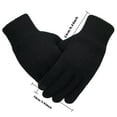 thumbnail image 3 of Skpblutn Glove for Men'S Solid Color With T-Ouch Screen Winter Knitted Warm Gloves Coffee One Size, 3 of 3