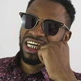 thumbnail image 3 of 18k Plated Gold Brass Tooth Set Shiny Hip Hop Gold Teeth Glossy, 3 of 5